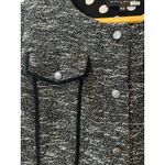 Slate + Willow  Black Tweed Blazer Jacket Size XS Textured Career Winter Staple Photo 6