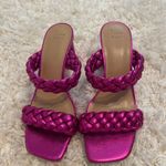 A New Day Fuchsia Metallic Heels-  Size 9  Photo 1