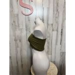 Topshop  tube green top size small Photo 2