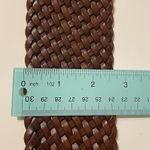 Reptile’s House Milano Brown Genuine Italian Leather Rope Belt Photo 3