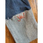 MOTHER Denim The Insider Crop Step Chew Jeans in Dancing on Coals size 25 New Blue Photo 11