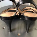 Allegra K 🖤 Black Strappy Pleather Heel Photo 3