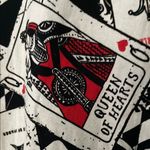 Modcloth Black and Red Card Motif Dress Photo 3