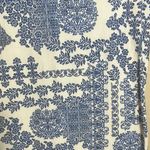 Tommy Bahama White‎ Blue Floral Short Sleeved Dress | Small Photo 3