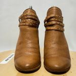 Frye Naomi Pickstitch Shootie Heeled Leather Whiskey Ankle Bootie - Size 6B Photo 3