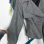 Forever 21 Plaid Blazer with peplum and ti… Photo 4