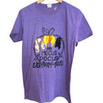 Gildan Hocus Pocus Everybody Focus Teacher Shirt M  Halloween Witchy Tee Photo 0