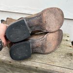 Stetson  Brown Strappy Leather round toe side zip riding cowgirl western boots Photo 5