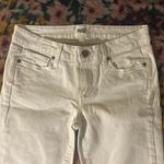 Paige Anthropologie  Kylie Cropped White Denim Photo 1