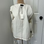 Isabel Marant  Belted Cream Cotton Vest Photo 10