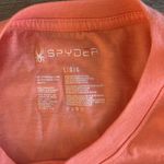 Spyder  Activewear T Shirt Orange Size Large Photo 1