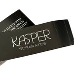 Kasper  Blazer Size 10 Black Classic Workwear Career 2 Buttons lined NWT Photo 5