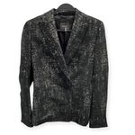 Akris  Womens Black Gold Silver Blazer Jacket Size Photo 1
