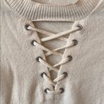 n:philanthropy  cream lace neck wool sweater Photo 5