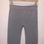 Woman’s One Size Grey Comfy Fleece Super Soft Stretchy Leggings Gray Photo 1