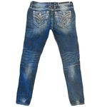 Rock Revival  Daray Skinny Jeans Bling Pockets Size 27 Photo 8