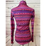 Nike Pro half zip pullover shirt Small Dri-Fit Running Geometric Jacket Fleece Photo 7