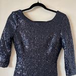 Lulus  Delightful Ways Navy Blue Sequin Dress Size S Photo 3