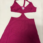 Princess Polly  Vibrant Pink Cutout Halter Dress in Size 6 Photo 2