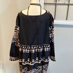 NWOT Black & tan long sleeve butter soft dress C1 Size 1X Photo 2