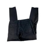 Frame Womens Le Skinny De Jeanne Slim Jeans Black Distressed Denim USA 28 Photo 1