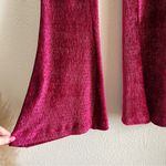 Free People  So Charming Velvet Flare Pull-On Pants Size XS BurgundyRed Photo 3