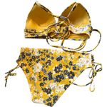 Adore Me Yellow Floral Bikini Set Photo 2