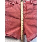 Pilcro and the Letterpress High Waist Denim Cuffed Boyfriend Bermuda Shorts 32 Photo 5
