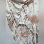 Dex Pink and Cream High Low Dress White Size 2X Photo 6