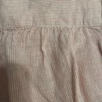 Beach Lunch Lounge Naomi Linen Flutter Sleeve Pink/White Top Size M Women Photo 1