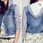 Free People denim knit jacket Photo 11