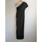 SIMKHAI by Jonathan Simkhai Kally Draped Old Money Elegant Dress Everest $825 0 Green Photo 4