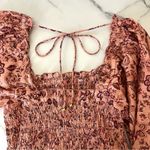 Free People Smock It To Me Dress Sz Medium preppy chic Boho Western Festival Photo 6