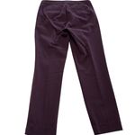 J.Crew Pants Womens 2 Purple Red Martie Bi Stretch High Waist Crop Ankle cotton Photo 4