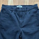 Madewell  Skinny Flare Jeans in Black Frost Wash Sz 29 Photo 3