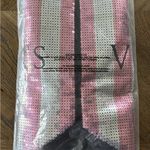 Victoria's Secret Pink and Silver Striped Sequin Tote NWT in bag Photo 3