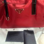 Prada  Women's Red and Black Bag Photo 13