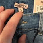 Juicy Couture  Denim Jeans Shorts Distressed Front Size 6 NWT Photo 1