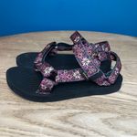 Teva  Women's Original Universal Wildflower Hiking Sandals Size 6 Pink Black Photo 3