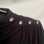 Lane Bryant  Rhinestone Womens Top Sz 18/20 Glam Party Workwear Witchy Mockneck Photo 3