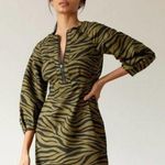 Veronica Beard Navi Olive green Black Animal Print Mini size 2 / xsmall Photo 0
