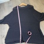 Anthropologie MOTH navy oversized knit tunic sweater size L lagenlook Photo 3