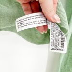 ZARA Wool Blend Pearl Beaded Sweater M Green Photo 6