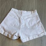 American Apparel White Jean Shorts Photo 2