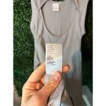 Free People  FP BEACH Simone Maxi Exposed Back Dress Size Small NWT Gray Photo 5