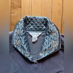 Vintage Diamond Tea Long Robe Purple Size M Photo 2