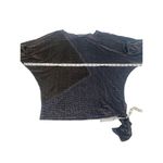 Vintage My Kinda Gal Metallic Geometric Batwing 80’s Relaxed Sheer Blouse Sz Lg Photo 6