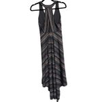 prAna  Dress Saxon Midi Blue Stripe Athletic Sleeveless Racerback Size Small Photo 3