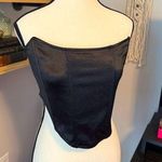 Black Strapless Corset Top Photo 0