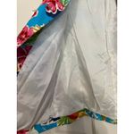 Laura Ashley  Women's Long Sleeve Floral Sequin Button Jacket Teal‎ Size L Photo 4